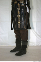  Photos Medieval Brown Vest on white shirt 2 Historical Clothing brown vest leather vest leg lower body medieval vest 0005.jpg